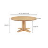Charles Dining Table Natural thumbnail 10