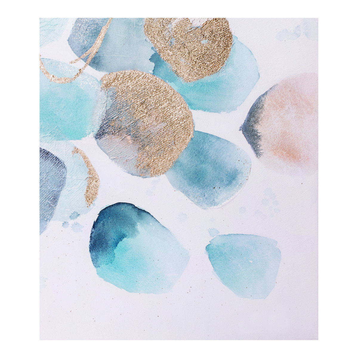 River Rocks Wall Da©cor, Painting by Moe's Home, 35.5" width x 47" height x 1.5" depth View 3