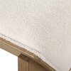 Wedged Ivory Fabric Bench, Benche by Uttermost, 59" width x 17" height x 19" depth thumbnail 7