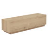 Sawyer Coffee Table Rustic Oak, by Moe's Home, 55" width x 14.5" height x 15.7" depth thumbnail 2