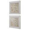Unpredictable Hand Painted Canvases Set/2, Art by Uttermost, 31" width x 31" height x 2" depth thumbnail 5
