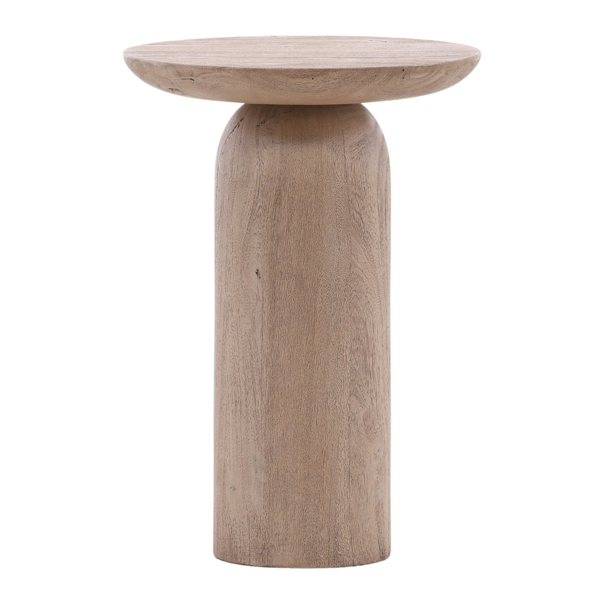 Lorin End Table Light Natural Medium, Side & End Table by Dovetail, 16" width x 23" height x 16" diameter x 16" depth View 1