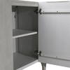 Maiya Side Board Light Grey, Sideboards & Buffet by Dovetail, 88.15" width x 34.25" height x 17.7" depth thumbnail 7
