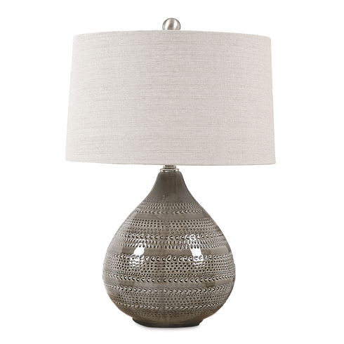 Batova Smoke Gray Lamp