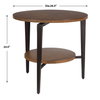 Loddon Oak Side Table, Side & End Table by Uttermost, 26.5" width x 24.5" height x 26.5" depth thumbnail 3