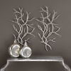 Silver Branches Wall Art Set/2 1 Silver Branches Wall Art Set/2 thumbnail 1