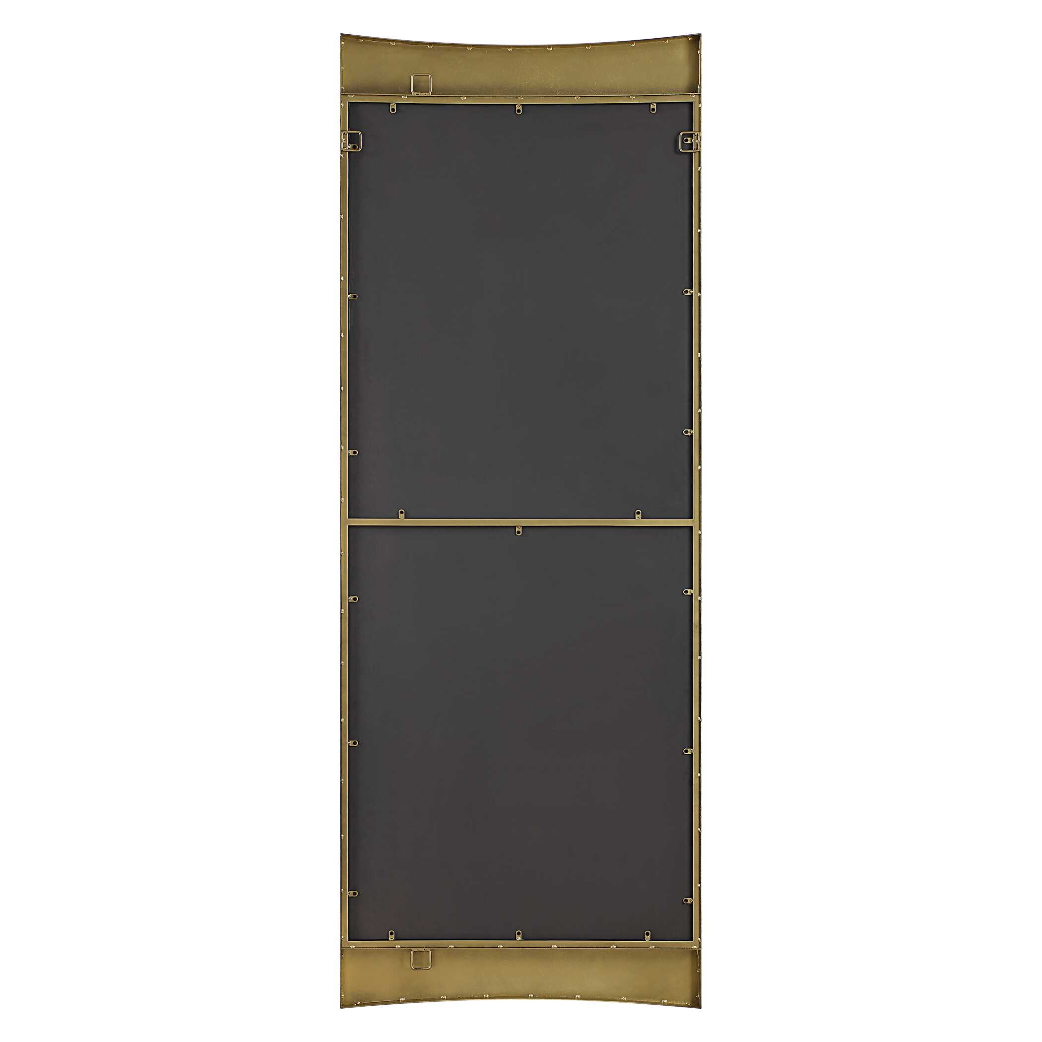 Russo Oversized Modern Mirror, by Uttermost, 30" width x 81.25" height x 1.87" depth View 7