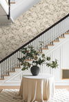 Marguerite Vine Taupe Wallpaper thumbnail 1
