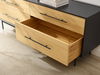 Santa Cruz 4 Drawer Double Dresser, Wheat, by Greenington, 18" length x 73.5" width x 28" height thumbnail 8