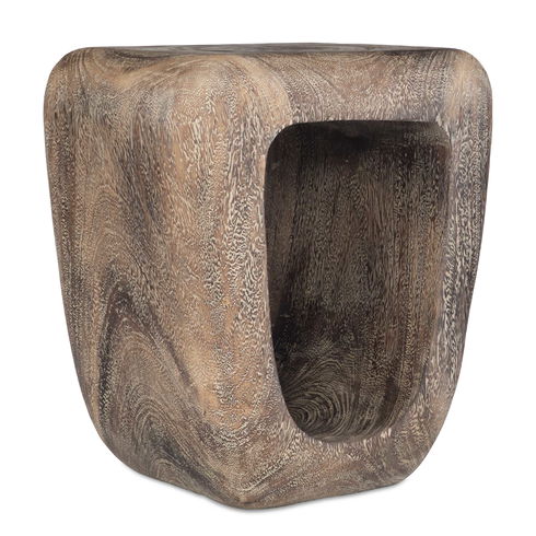 Loophole Bleached Wash Accent Stool