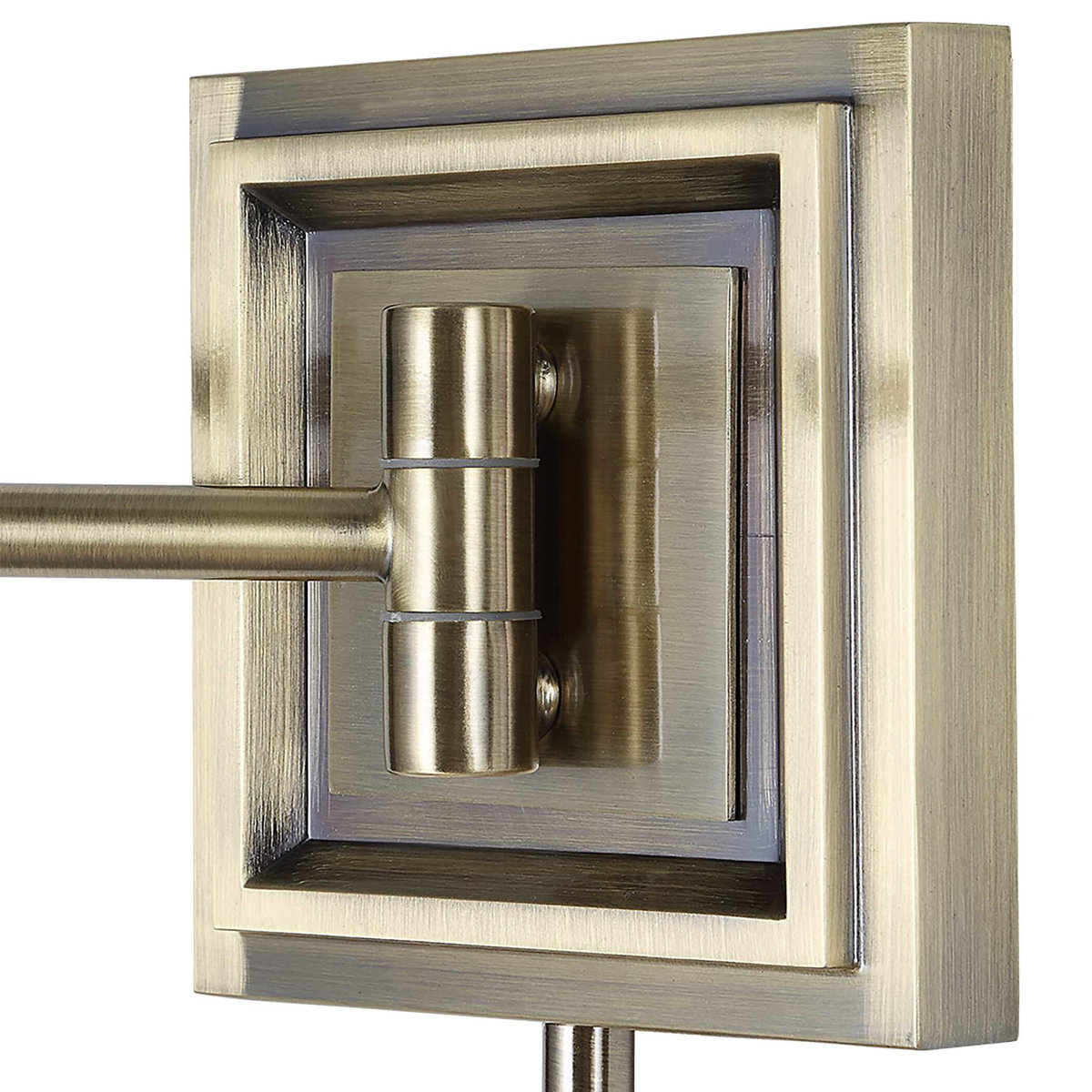 Newmarket 1 Light Brass Sconce, by Uttermost, 12" width x 11.75" height x 26" depth View 7
