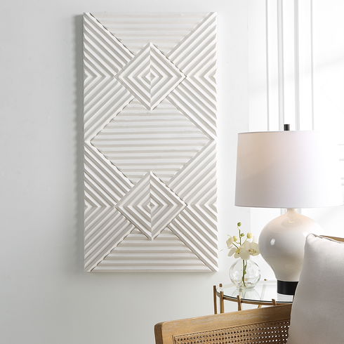 Nexus Wood Geometric Wall Decor