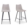 Alibi Bar Stool Beige-set Of Two, Counter & Bar Stool by Moe's Home, 17.7" width x 40.9" height x 20" depth thumbnail 1