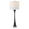 Fountain Black Stone Buffet Lamp, Table Lamp by Uttermost, 12" width x 34" height x 12" depth thumbnail 1
