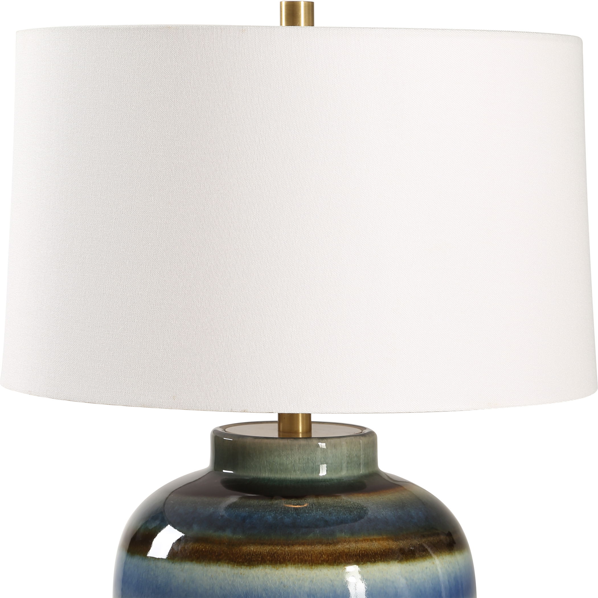 Judarn Blue Brown Table Lamp large image 