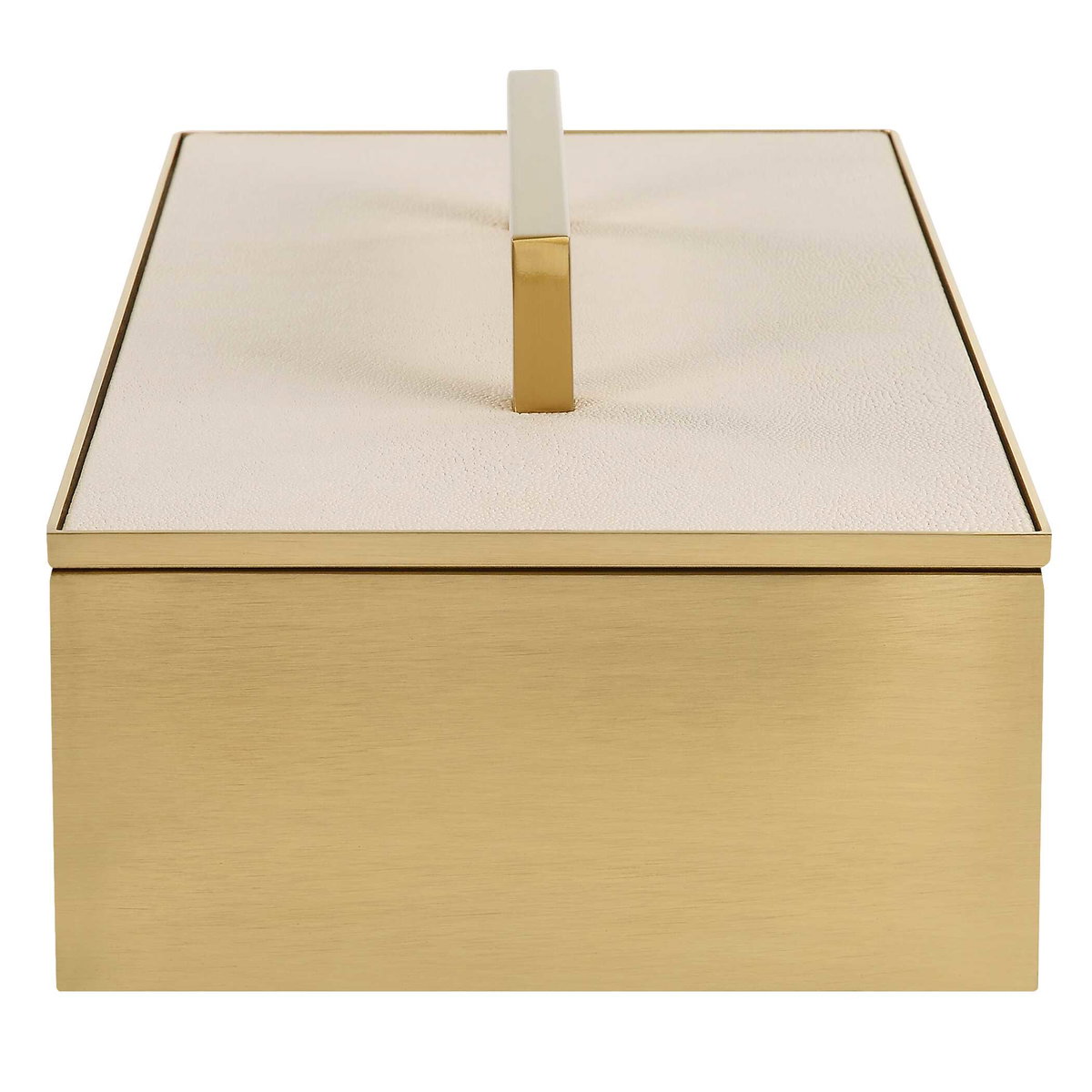 Wessex White Box, Boxe by Uttermost, 14" width x 4.75" height x 7" depth View 5