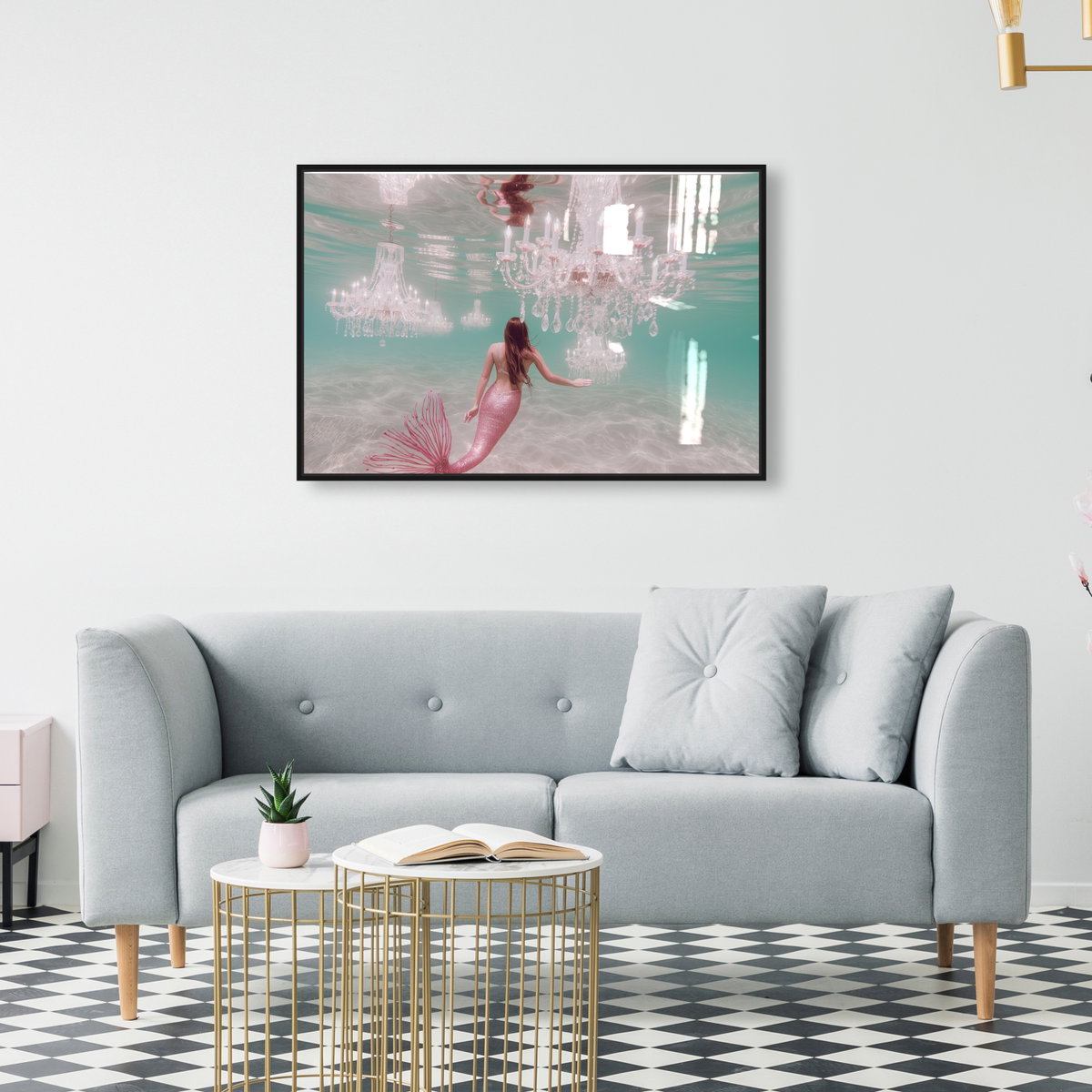 Lost City of Mermaids II (Resin), Art by Oliver Gal,  30x20 View 3