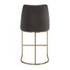 Hanni Charcoal Counter Stool, Counter & Bar Stool by Uttermost, 20.25" width x 40" height x 24.5" depth thumbnail 7