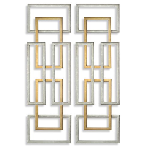 Aerin Geometric Wall Art, S/2