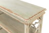 Quatrefoil Bookshelf Console Table, by Sarreid, 1'4" length x 6'6" width x 2'11" height thumbnail 11