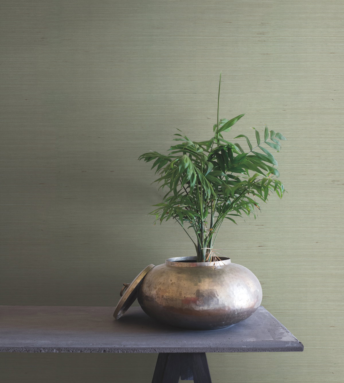 Plain Sisal Grasscloth Pink Wallpaper, by York Wall, 24' length x 3' width x 0.02" depth View 2