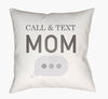 Call & Text Accent Pillow, Decorative Pillow by Surya, 18" length x 18" width thumbnail