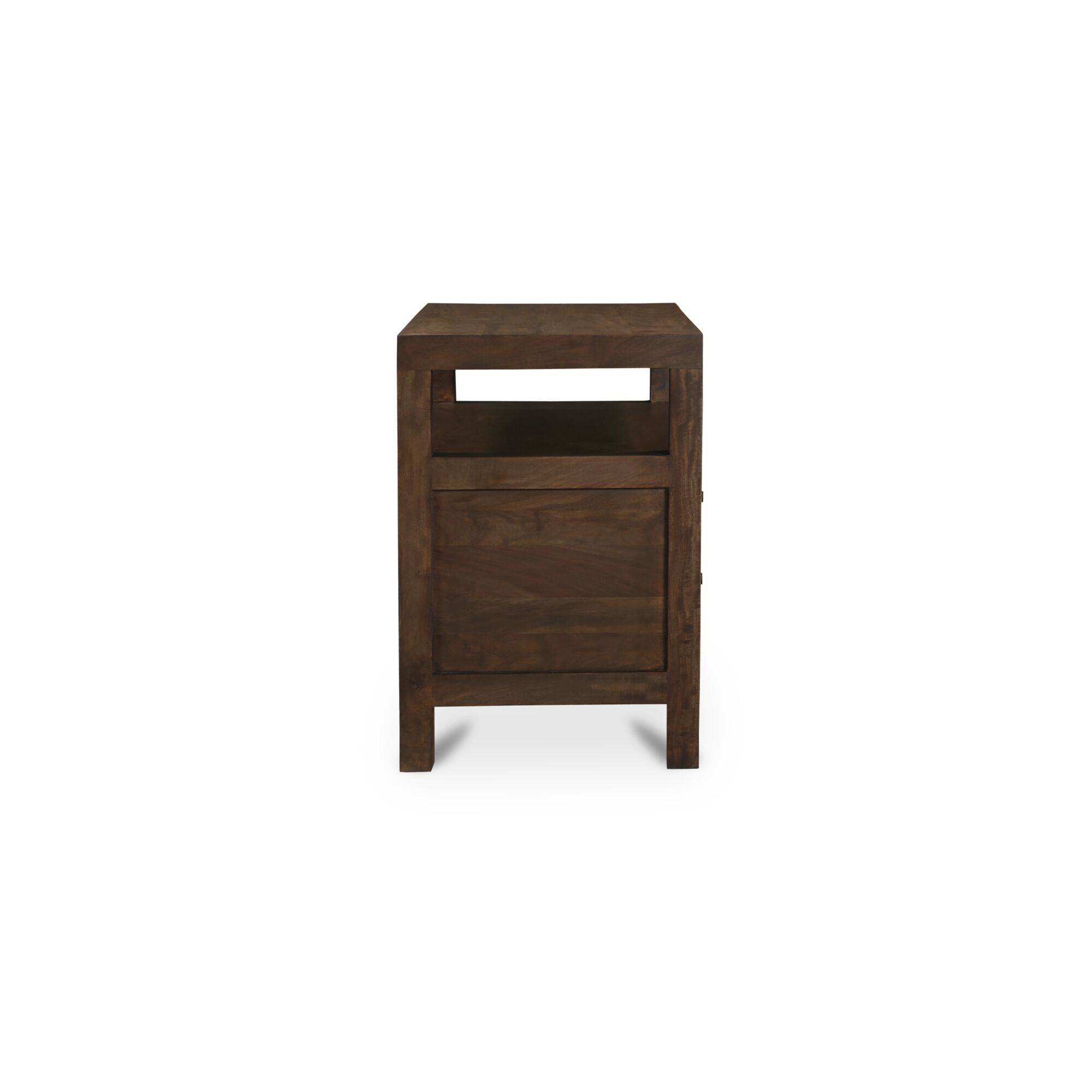 Windsor Nightstand Dark Brown, by Moe's Home, 31" width x 26" height x 18" depth View 3