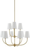 Ponso Chandelier, by Surya, 34" length x 34" width x 25" height thumbnail
