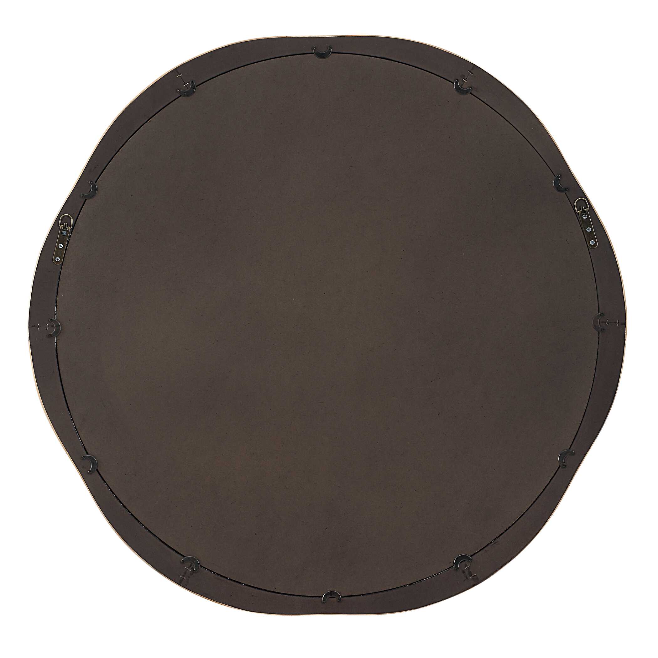 Salina Round Bamboo Mirror, by Uttermost, 39.75" width x 39.75" height x 2" depth View 7