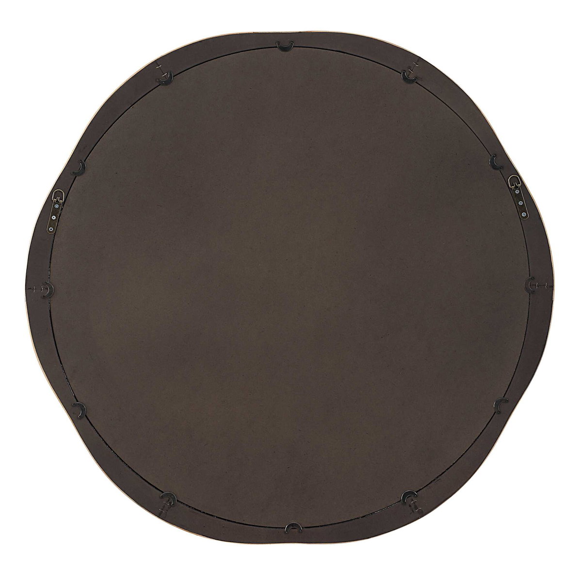 Salina Round Bamboo Mirror, by Uttermost, 39.75" width x 39.75" height x 2" depth View 7