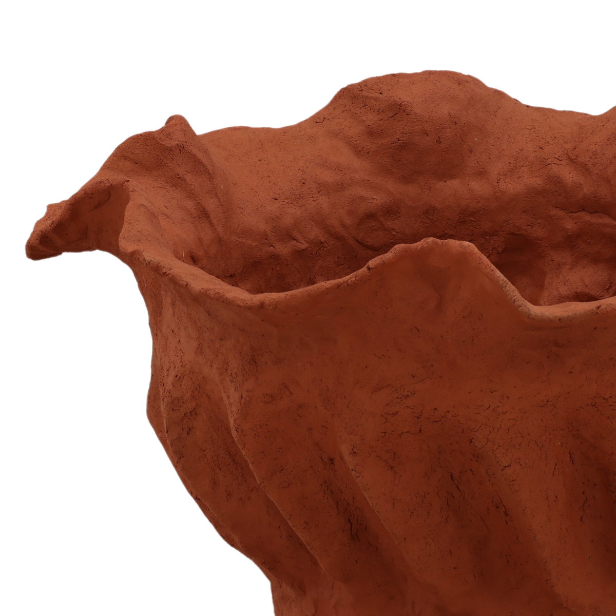 Ward Bowl Terracotta, Decor by Dovetail, 14.37" width x 8.27" height x 13.5" depth View 3