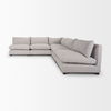 Halston 5 piece Banquet Light Grey Sofa Set thumbnail 1