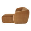 Faye Right Sectional Tan Faux Mohair thumbnail 2