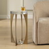 Kolkata Brass Accent Table, Side & End Table by Uttermost, 13.75" width x 24" height x 13.75" depth thumbnail 3