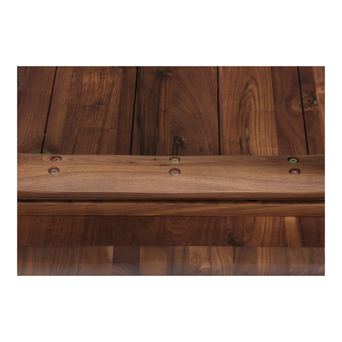 Malibu Dining Table Walnut, by Moe's Home, 88" width x 30" height x 38" depth View 10