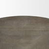 Barrett 54'L x 54'W Pedestal Dining Table | Modern | Brown Wood | Seats 4, by Mercana, 54" length x 54" width x 30" height thumbnail 3