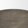Barrett 54'L x 54'W Pedestal Dining Table | Modern | Brown Wood | Seats 4, by Mercana, 54" length x 54" width x 30" height thumbnail 3