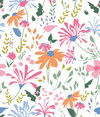 Bella Garden Peel & Stick Wallpaper, by York Wall, 18' length x 1'8.5" width x 0.02" depth thumbnail