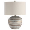 Prospect Striped Accent Lamp, by Uttermost, 1'5" width x 1'10" height x 1'5" depth thumbnail 5