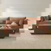 Moore Sofa Heritage Pink, Sofas & Sectional by Moe's Home, 85" width x 31.5" height x 36" depth thumbnail 6