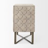 Excelsior 36.0L x 18.0W x 32.5H Light Brown Wood Gold Iron Base Accent Cabinet, Cabinets & Chest by Mercana, 36.5" length x 18.5" width x 32.5" height thumbnail 5