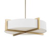 Cresson 4 Light Drum Pendant, by Uttermost, 6.5" height x 30" diameter thumbnail 5