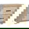 Roux Double Drawer Nightstand Light Warm Wash thumbnail 0