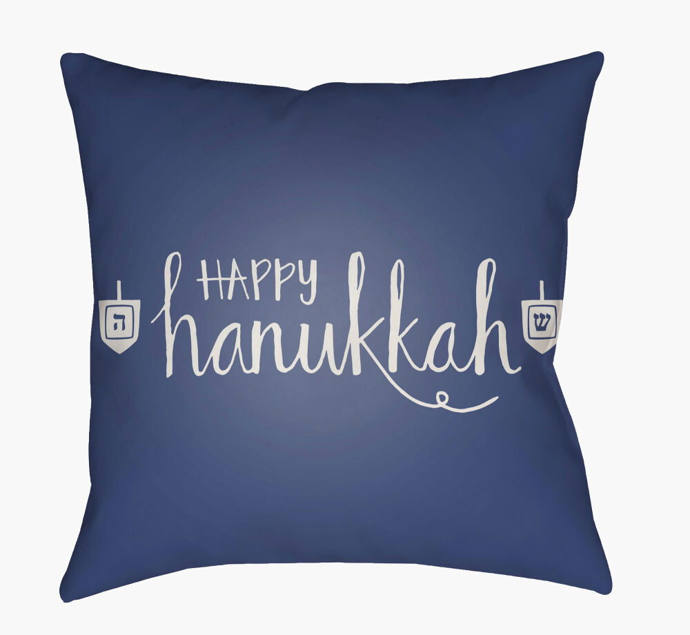 Happy Hannukah Accent Pillow large image 