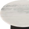 Total Eclipse Marble Accent Table, Furniture by Uttermost, 14" width x 24.7" height x 14" depth thumbnail 4