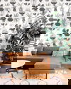 Plant Party Black Peel & Stick Wallpaper thumbnail 1