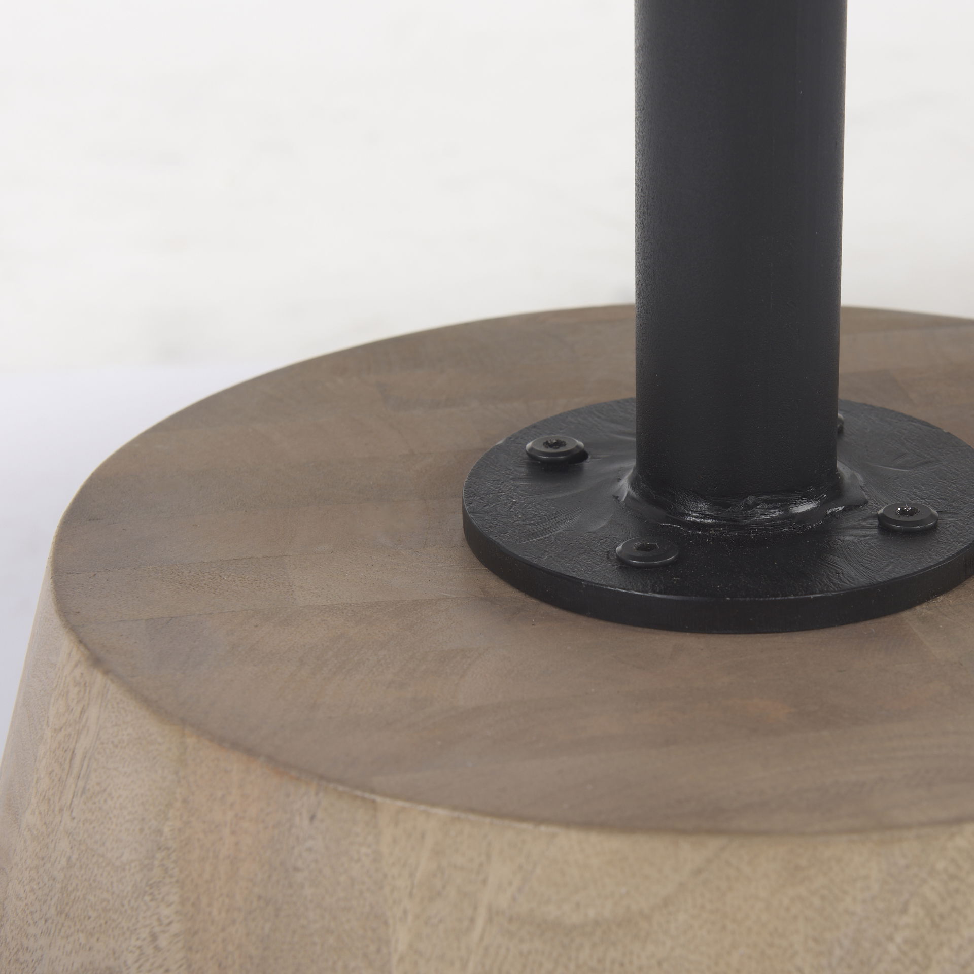 Maxwell  Marble Top Pedestal Base Round Coffee Table, by Mercana, 34" length x 34" width x 16" height View 6