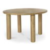 Milo Round Dining Table Oak, by Moe's Home, 48" width x 29.5" height x 48" depth thumbnail 3
