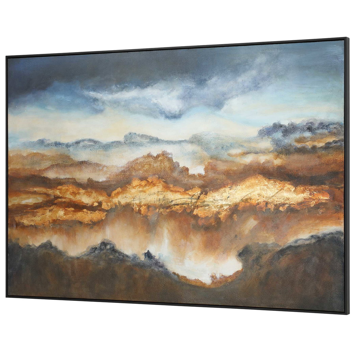 Valley Of Light Landscape Art, by Uttermost, 73" width x 49" height x 1.75" depth View 4