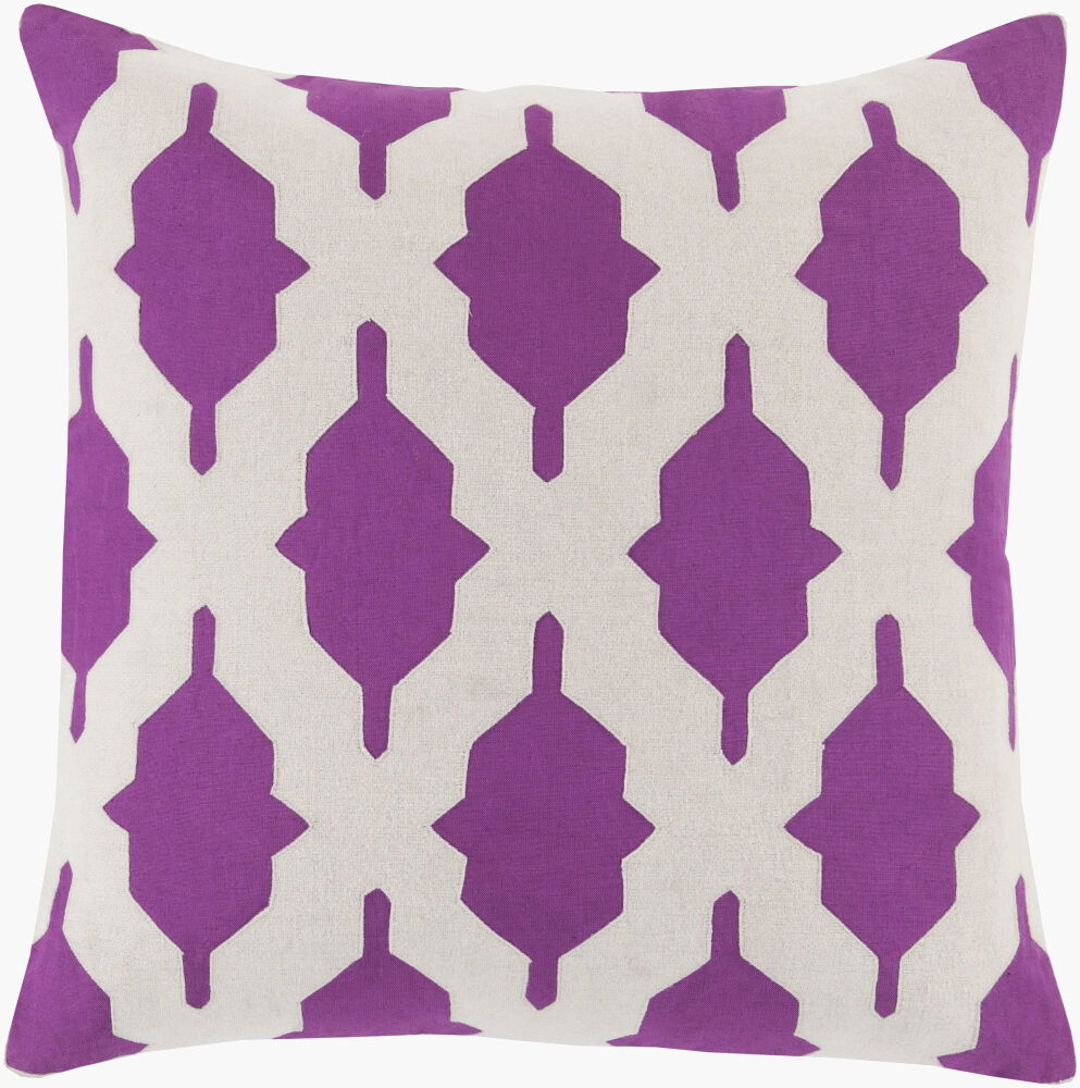 Salma Accent Pillow Down, Decorative Pillow by Surya, 22" length x 22" width
